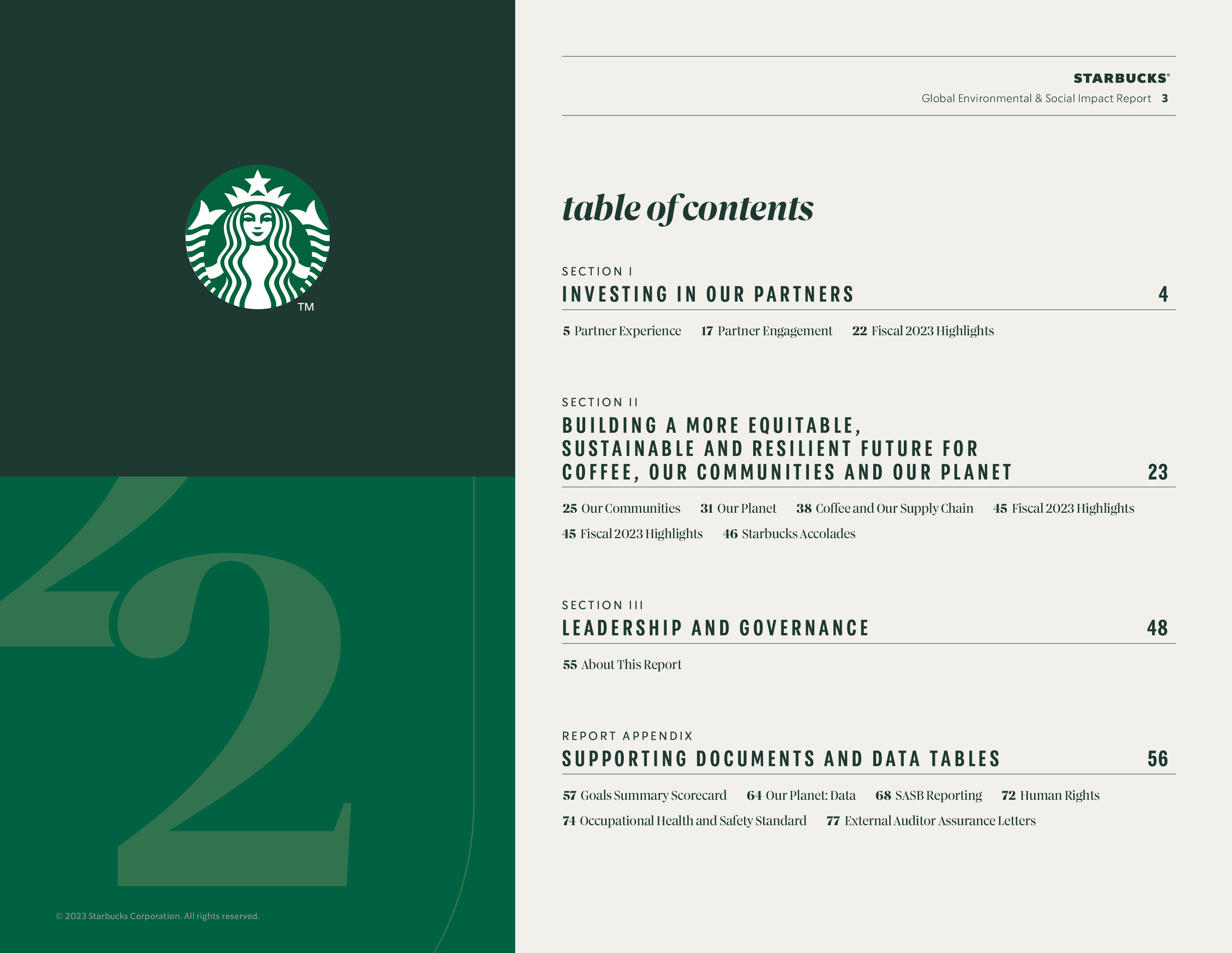 星巴克咖啡 (Starbucks) 2022年全球环境和社会影响报告(英文版)